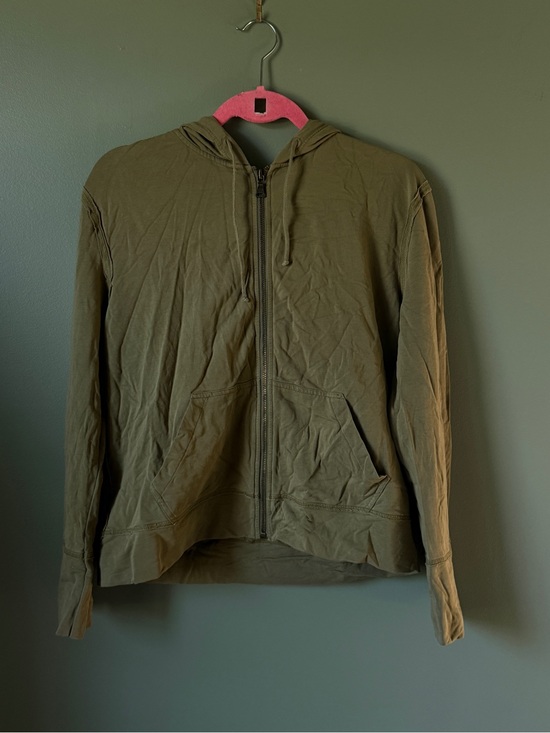 Alice + Olivia Tops - Alice + Olivia - Green Zip Hoodie - Size M